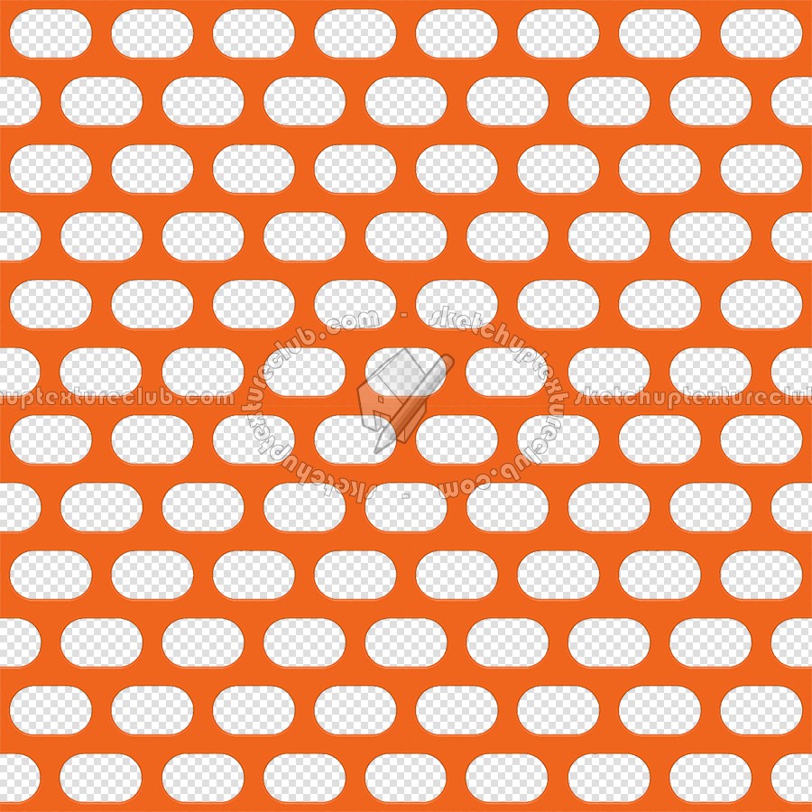 Textures   -   MATERIALS   -   METALS   -   Perforated  - Orange panited perforate metal texture seamless 10543 (seamless)