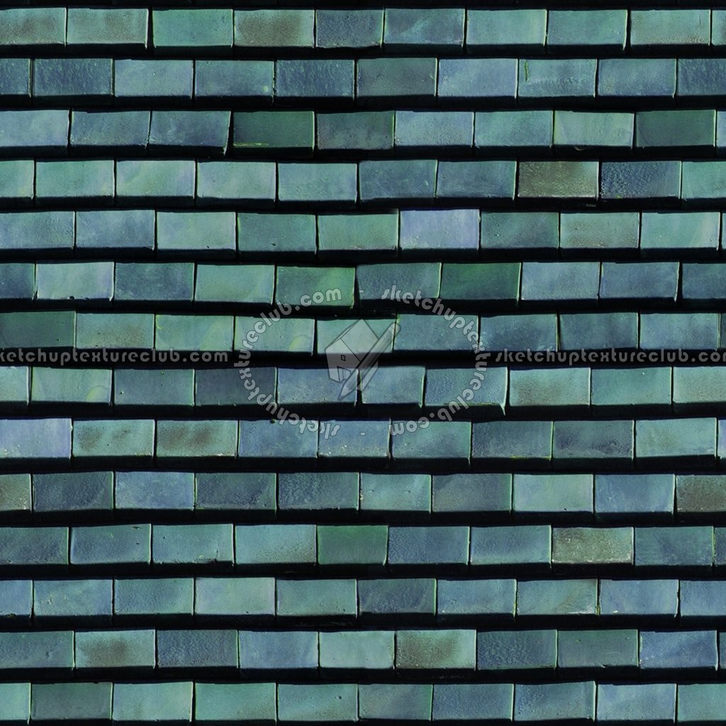 Textures - ARCHITECTURE - ROOFINGS - Flat roofs - Flat clay roof tiles texture seamless 19593 (seamless)