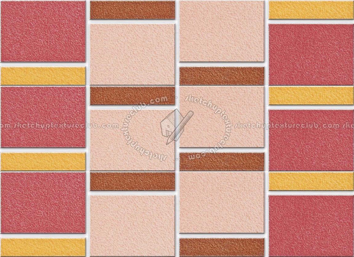 Textures   -   ARCHITECTURE   -   TILES INTERIOR   -   Mosaico   -   Mixed format  - Mosaico mixed size tiles texture seamless 15606 (seamless)