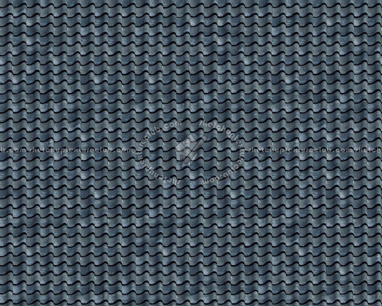 Textures   -   ARCHITECTURE   -   ROOFINGS   -   Clay roofs  - Old clay roofing texture seamless 03412 (seamless)