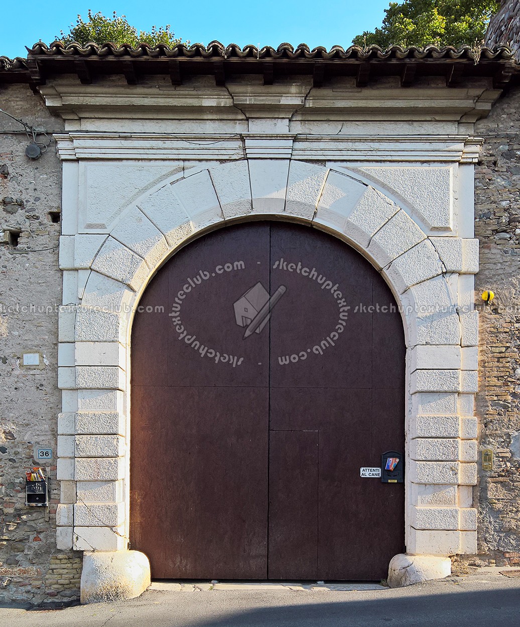 Textures   -   ARCHITECTURE   -   BUILDINGS   -   Doors   -   Main doors  - Old metal main door 18493