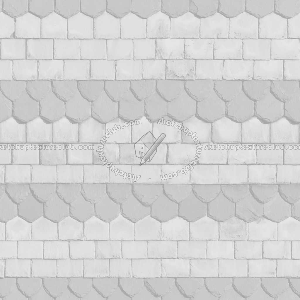 Textures   -   ARCHITECTURE   -   ROOFINGS   -   Slate roofs  - Slate roofing texture seamless 03967 - Bump