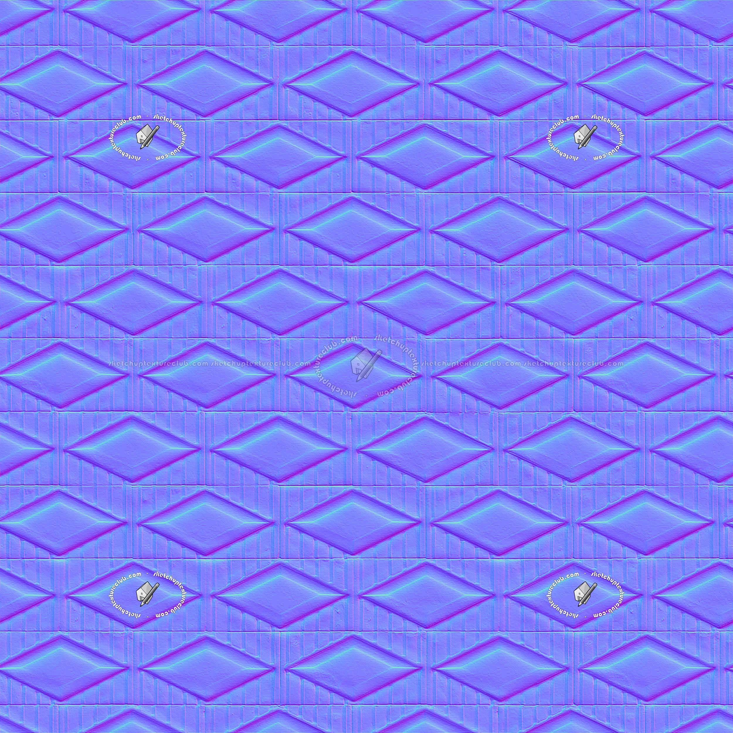 Textures   -   ARCHITECTURE   -   BRICKS   -   Special Bricks  - Special wall bricks texture seamless 20891 - Normal