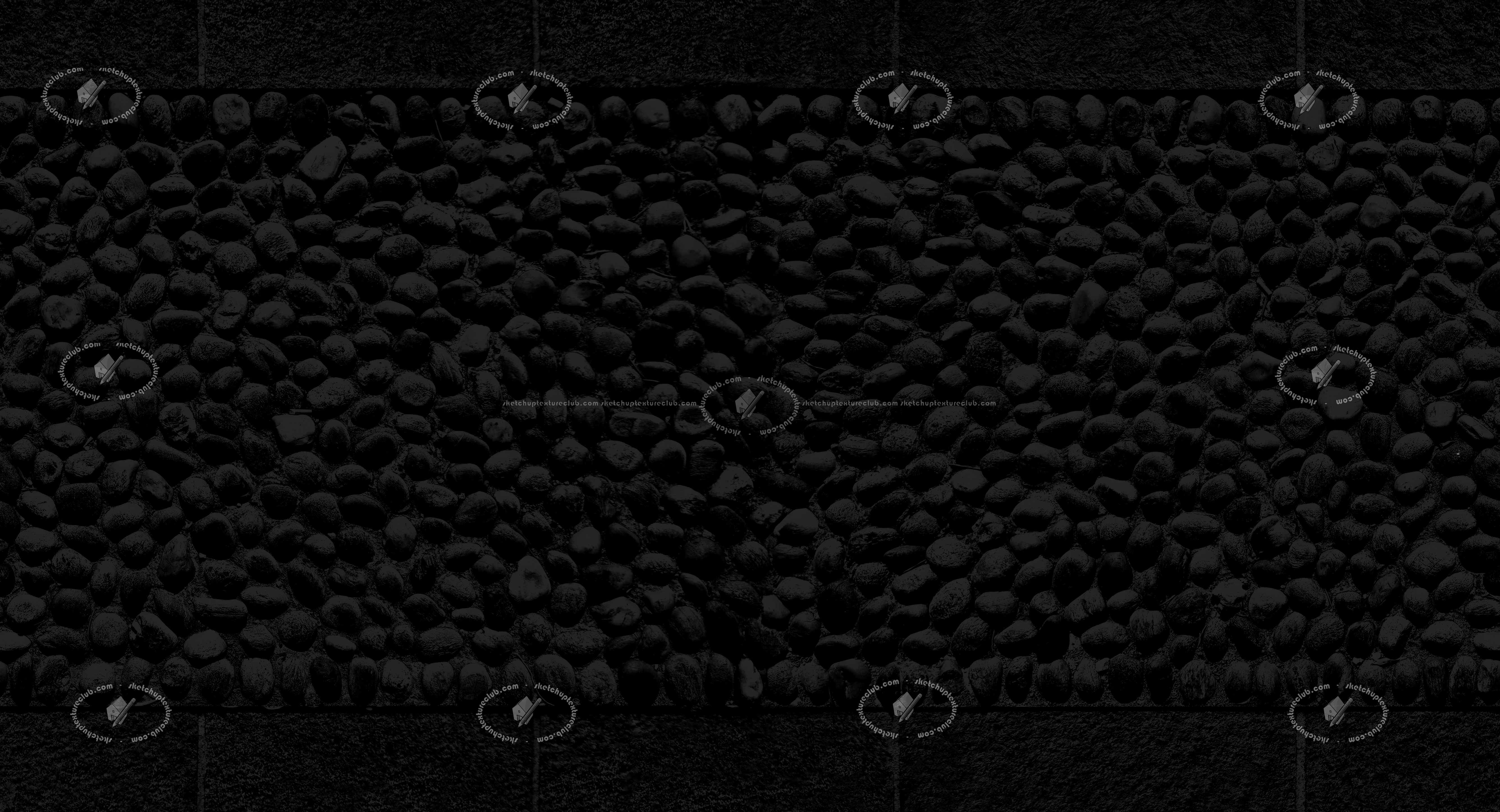 Textures   -   ARCHITECTURE   -   ROADS   -   Paving streets   -   Rounded cobble  - Street paving rounded cobblestone texture seamless 21263 - Specular