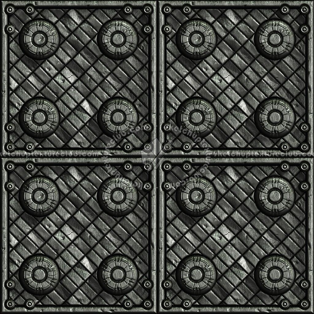 Textures   -   MATERIALS   -   METALS   -   Panels  - Iron metal panel texture seamless 10465 (seamless)