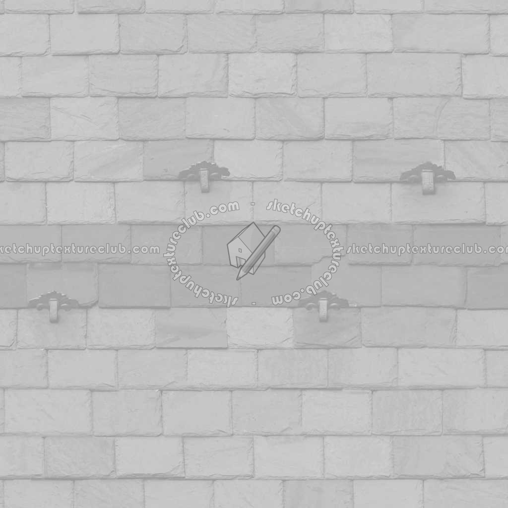 Textures   -   ARCHITECTURE   -   ROOFINGS   -   Slate roofs  - Slate roofing texture seamless 03968 - Bump