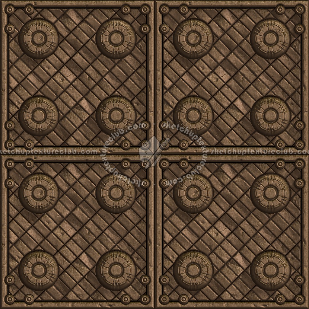 Textures   -   MATERIALS   -   METALS   -   Panels  - Bronze metal panel texture seamless 10466 (seamless)