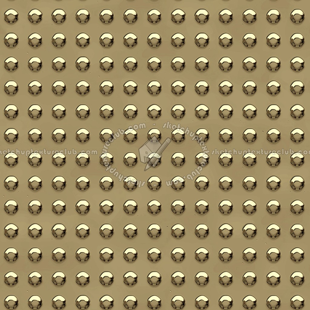 Textures   -   MATERIALS   -   METALS   -   Plates  - Dotted brass metal plate texture seamless 10647 (seamless)