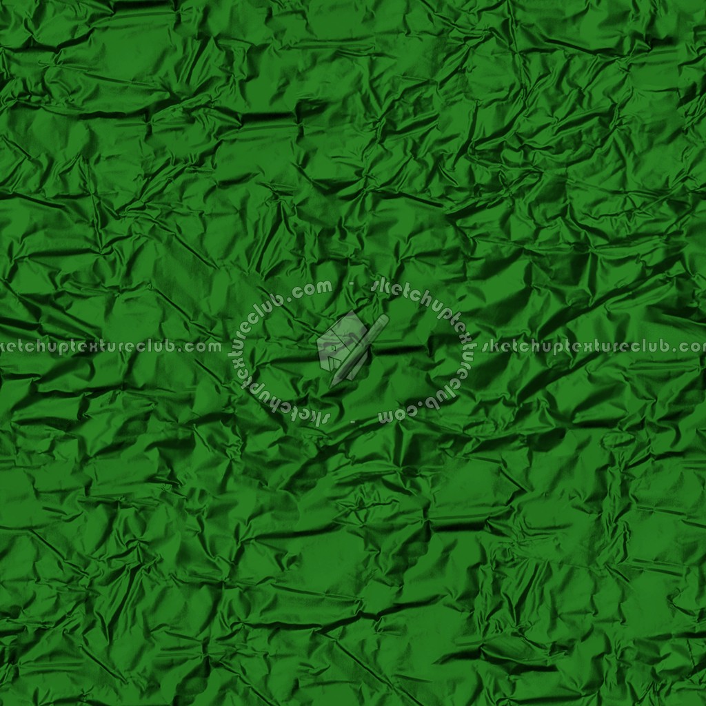 Textures   -   MATERIALS   -   PAPER  - Green crumpled aluminium foil paper texture seamless 10896 (seamless)