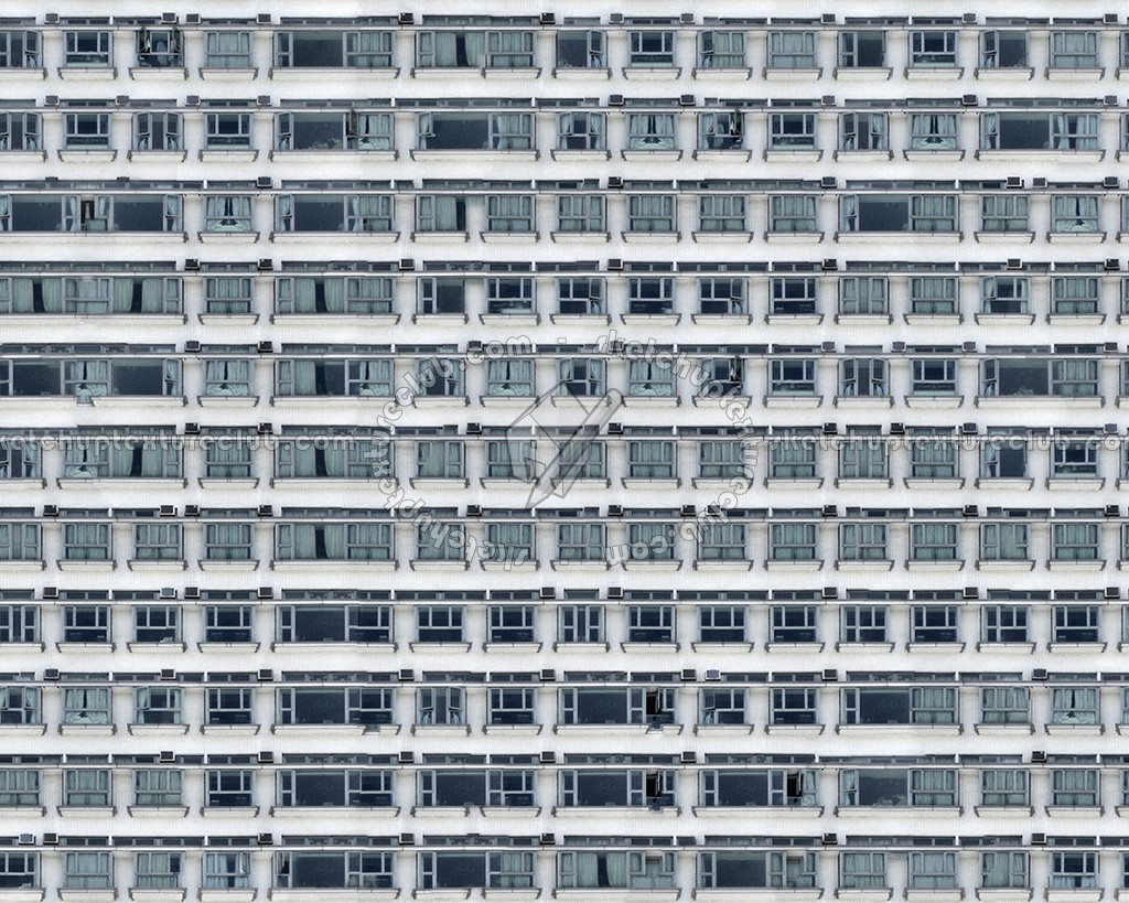 Textures - ARCHITECTURE - BUILDINGS - Residential buildings - Texture residential building seamless 00824 (seamless)