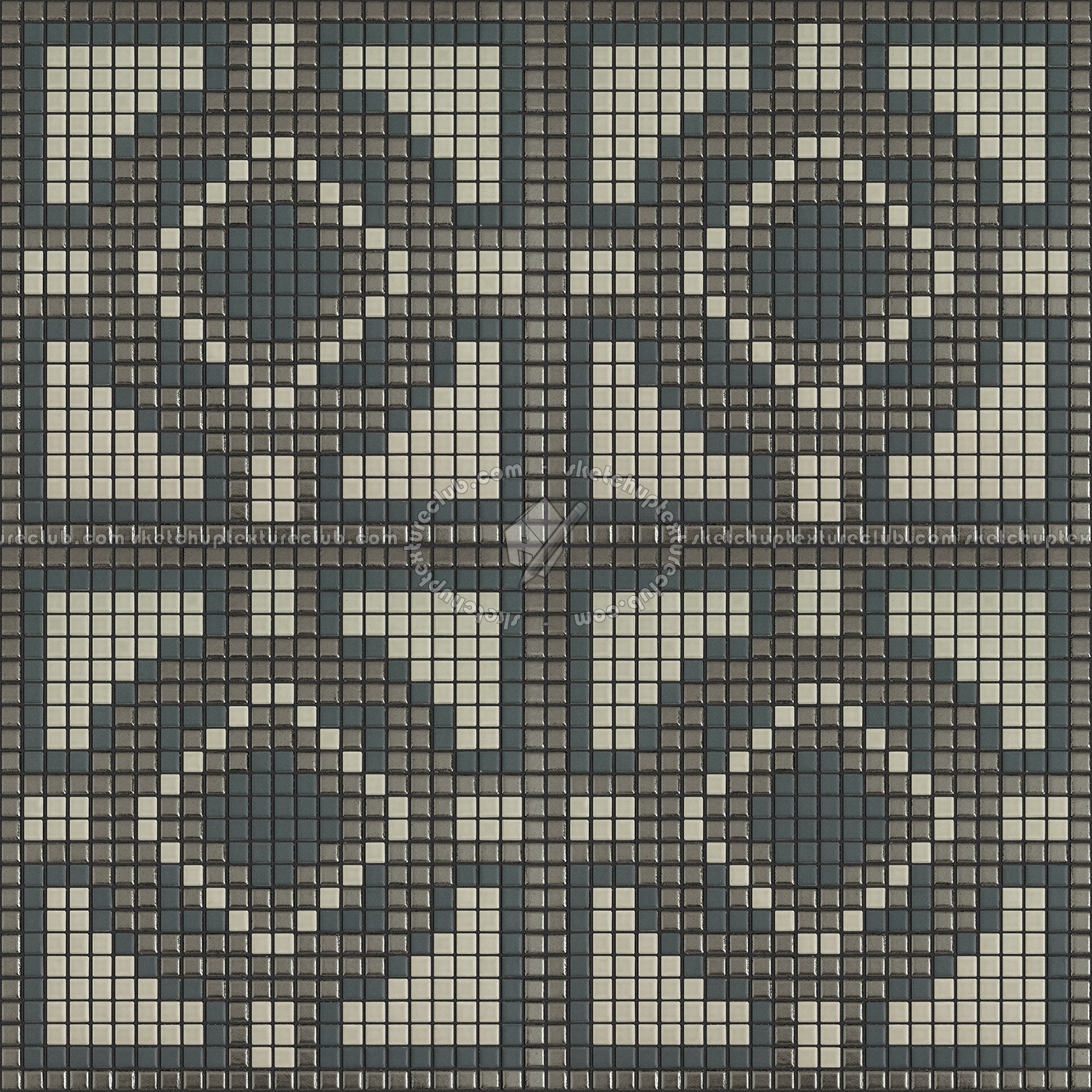 Textures   -   ARCHITECTURE   -   TILES INTERIOR   -   Mosaico   -   Classic format   -   Patterned  - Mosaico patterned tiles texture seamless 15101 (seamless)