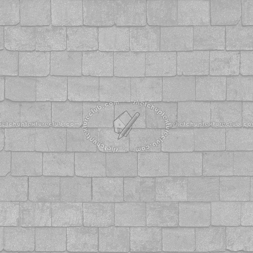 Textures   -   ARCHITECTURE   -   ROOFINGS   -   Slate roofs  - Slate roofing texture seamless 03971 - Bump