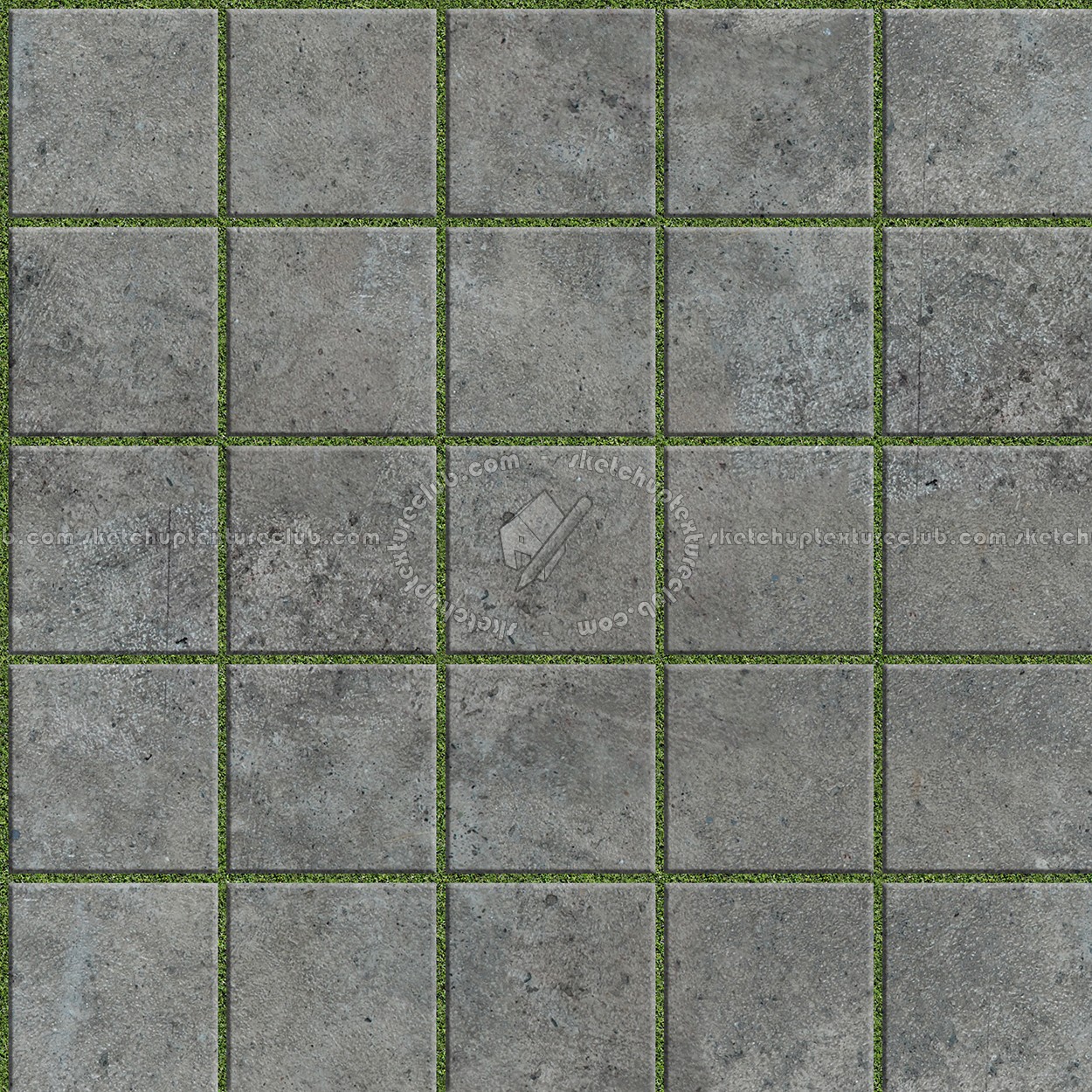Textures   -   ARCHITECTURE   -   PAVING OUTDOOR   -   Parks Paving  - Dirty concrete park paving texture seamless 18831 (seamless)
