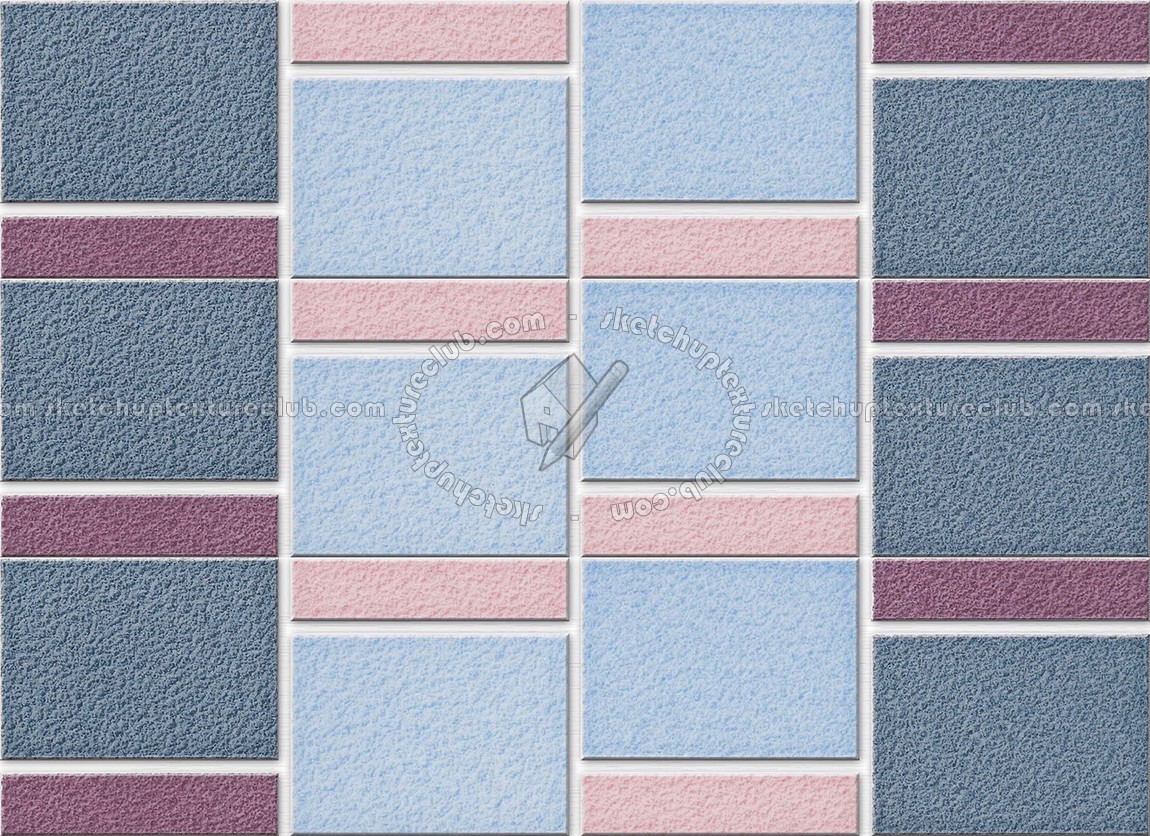 Textures - ARCHITECTURE - TILES INTERIOR - Mosaico - Mixed format - Mosaico mixed size tiles texture seamless 15611 (seamless)