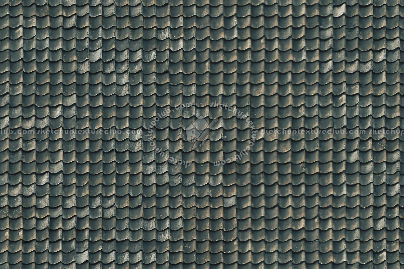 Textures   -   ARCHITECTURE   -   ROOFINGS   -   Clay roofs  - Old clay roofing texture seamless 03417 (seamless)