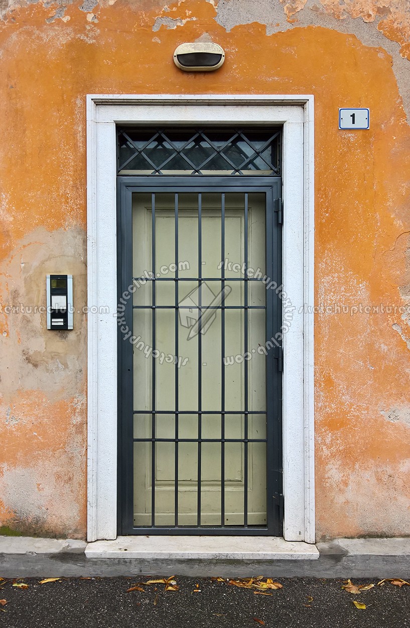Textures   -   ARCHITECTURE   -   BUILDINGS   -   Doors   -   Main doors  - Main door with grill 18500