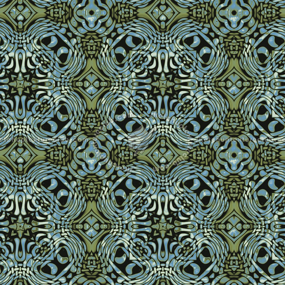 Textures   -   MATERIALS   -   WALLPAPER   -   various patterns  - Abstrat fantasy wallpaper texture seamless 12198 (seamless)