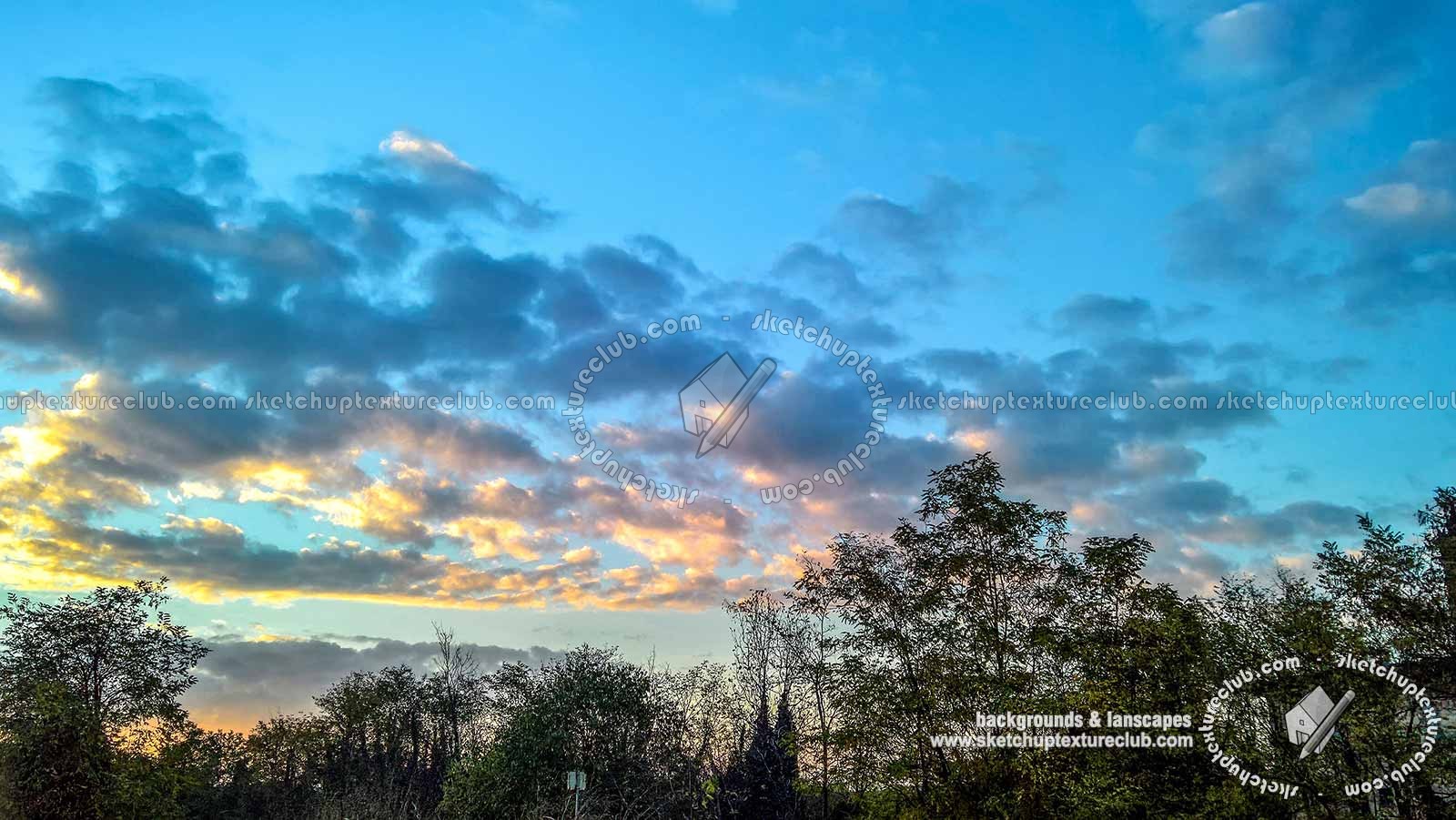 Textures   -   BACKGROUNDS & LANDSCAPES   -   SUNRISES & SUNSETS  - Autumn sunrise with branches trees landscape 21026