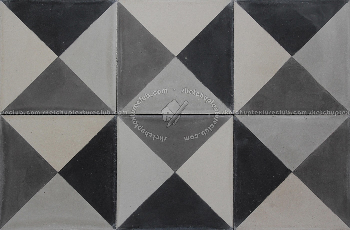 Textures   -   ARCHITECTURE   -   TILES INTERIOR   -   Cement - Encaustic   -   Cement  - Cement concrete tile texture seamless 13395 (seamless)