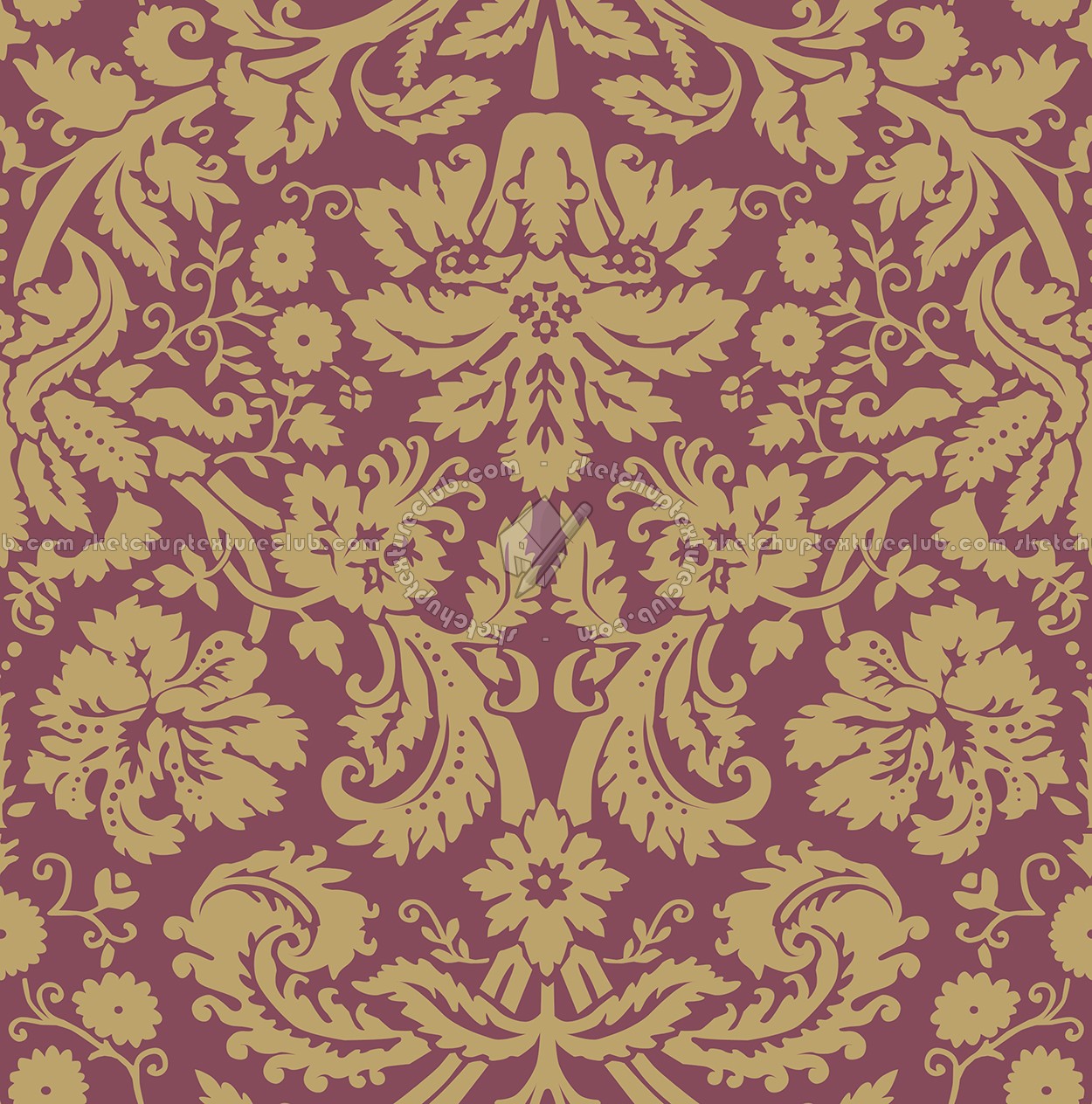 Textures   -   MATERIALS   -   WALLPAPER   -   Damask  - Damask wallpaper texture seamless 10977 (seamless)