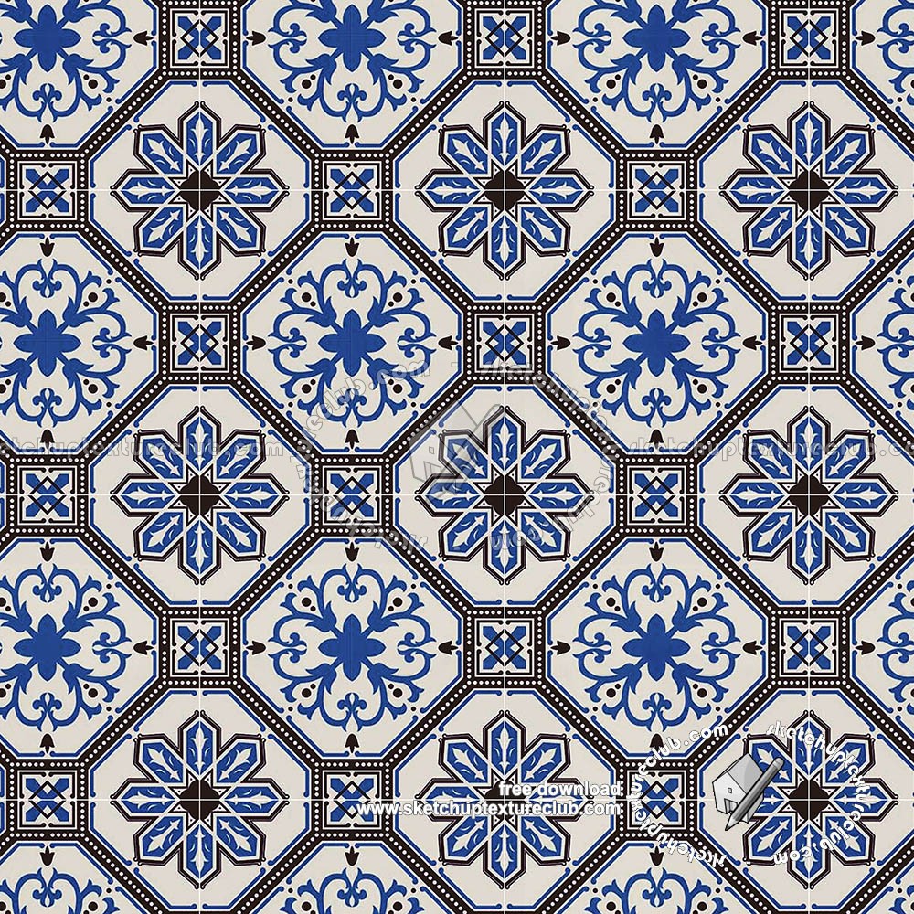 Geometric Patterns Tile Texture Seamless 18939