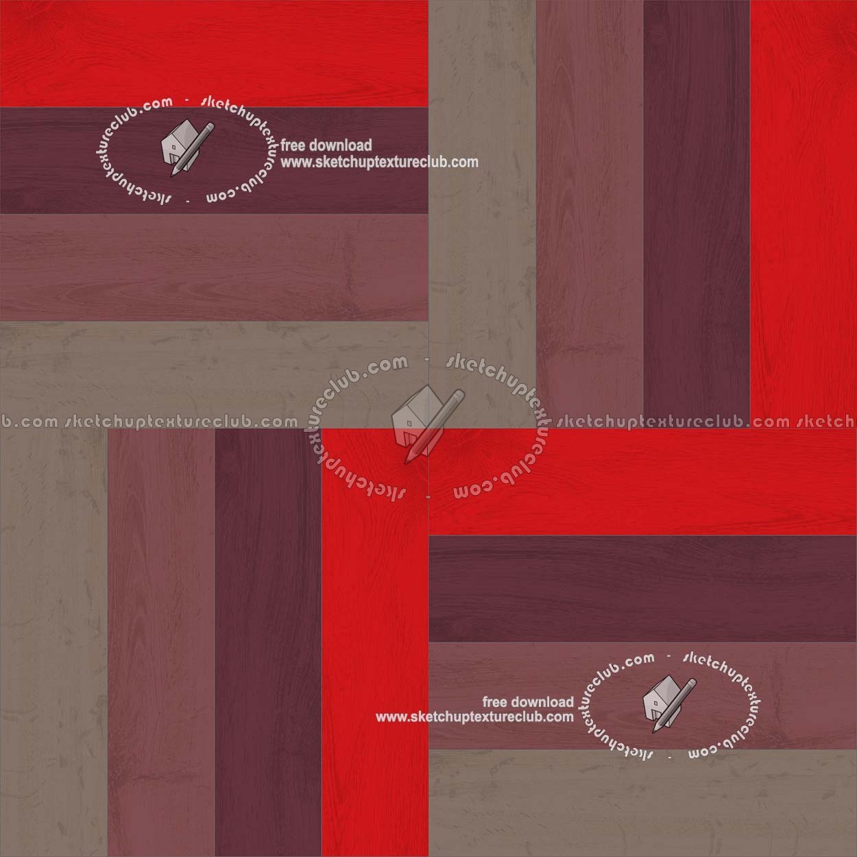 Textures   -   ARCHITECTURE   -   WOOD FLOORS   -   Parquet colored  - Mixed color wood floor seamless 19603 (seamless)