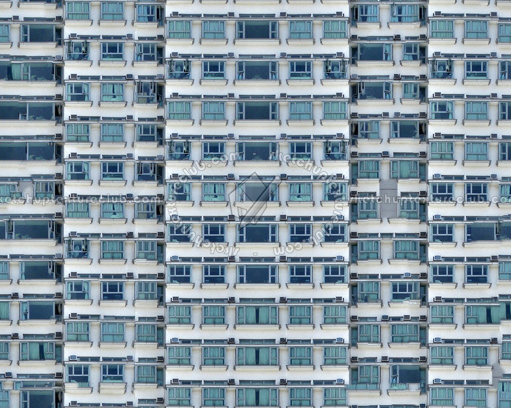 Textures - ARCHITECTURE - BUILDINGS - Residential buildings - Texture residential building seamless 00830 (seamless)