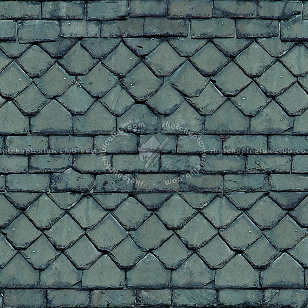 Textures   -   ARCHITECTURE   -   ROOFINGS   -   Slate roofs  - Slate roofing texture seamless 03977 (seamless)
