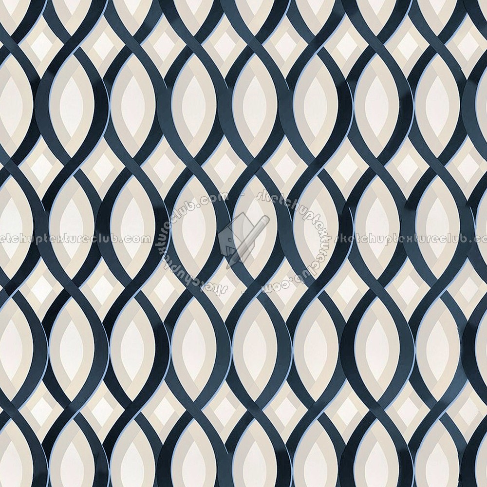 Textures - MATERIALS - WALLPAPER - Geometric patterns - Vintage geometric wallpaper texture seamless 11152 (seamless)