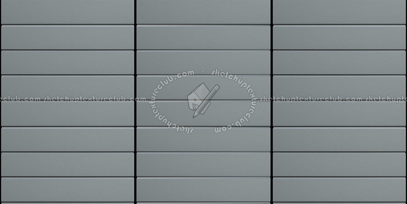 Textures - MATERIALS - METALS - Facades claddings - Aluminium metal facade cladding texture seamless 10182 (seamless)