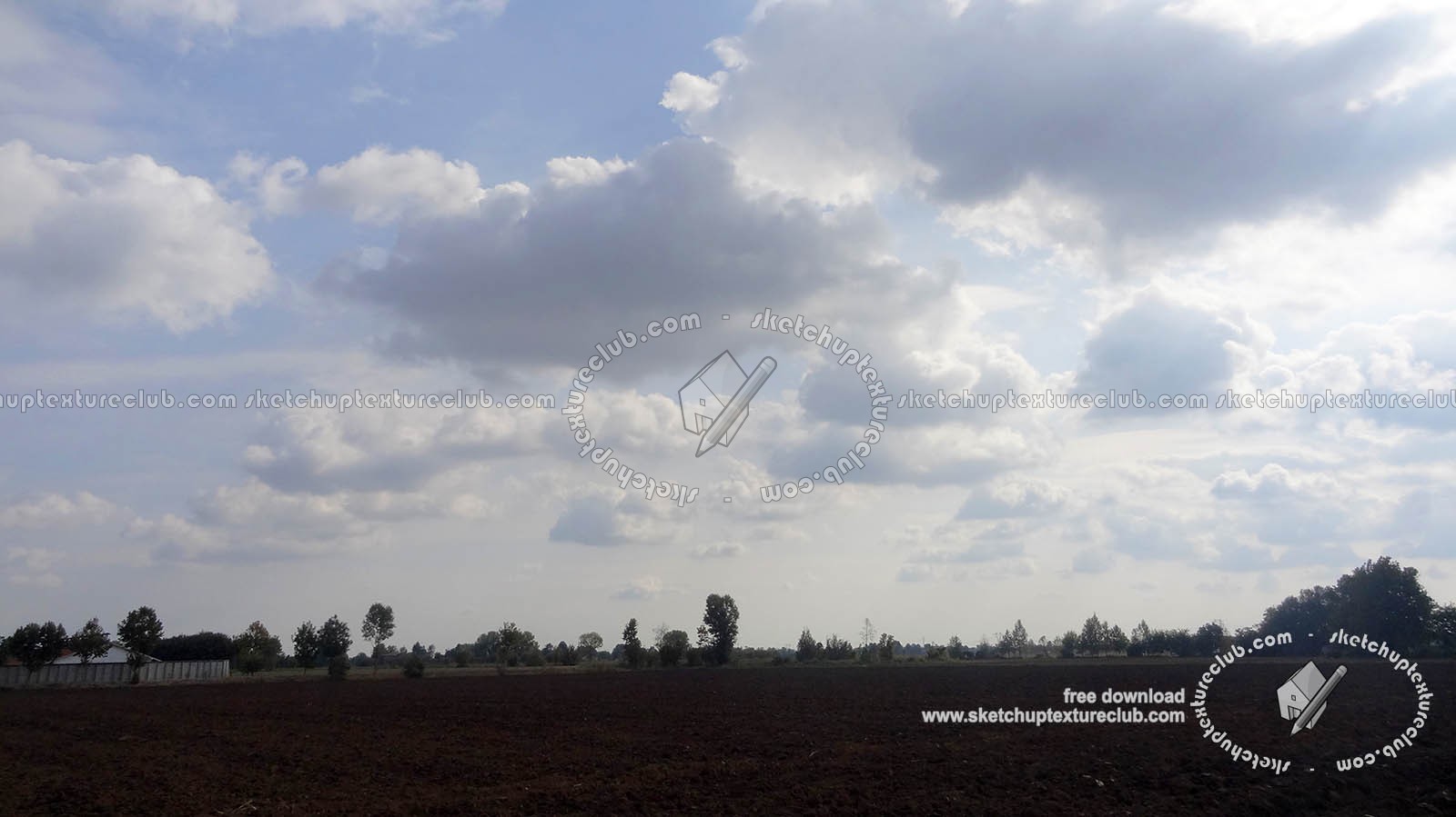 Textures   -   BACKGROUNDS & LANDSCAPES   -   SKY & CLOUDS  - Cloudy sky in the early morning with countryside background 18551