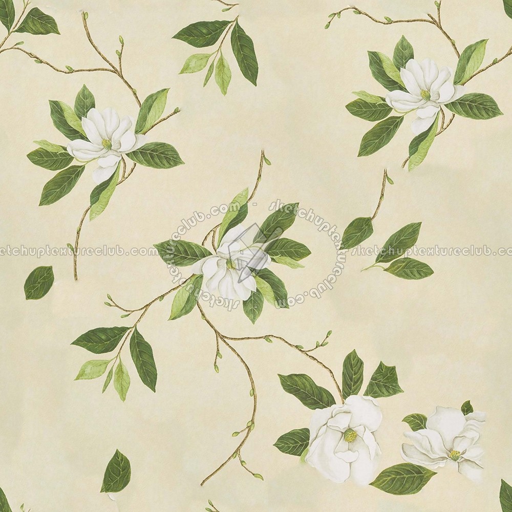 Textures   -   MATERIALS   -   WALLPAPER   -   Floral  - Floral wallpaper texture seamless 11064 (seamless)