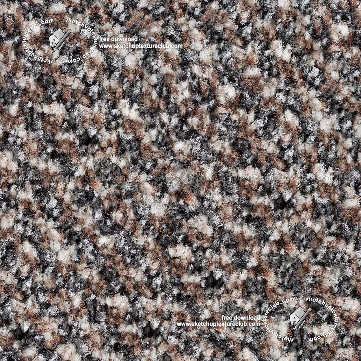 Textures   -   MATERIALS   -   CARPETING   -   Brown tones  - Tweed brown carpeting texture seamless 19751 (seamless)