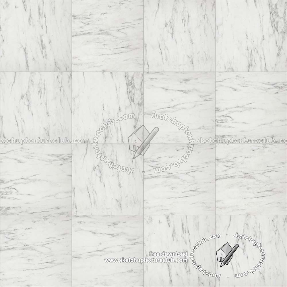 Textures - ARCHITECTURE - TILES INTERIOR - Marble tiles - White - Carrara veined marble floor tile texture seamless 19792 (seamless)