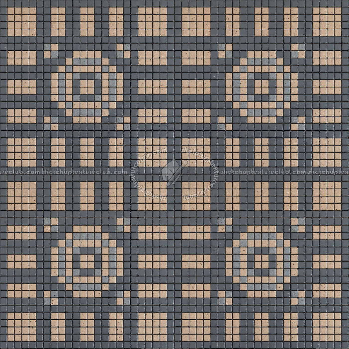 Textures   -   ARCHITECTURE   -   TILES INTERIOR   -   Mosaico   -   Classic format   -   Patterned  - Mosaico patterned tiles texture seamless 15110 (seamless)