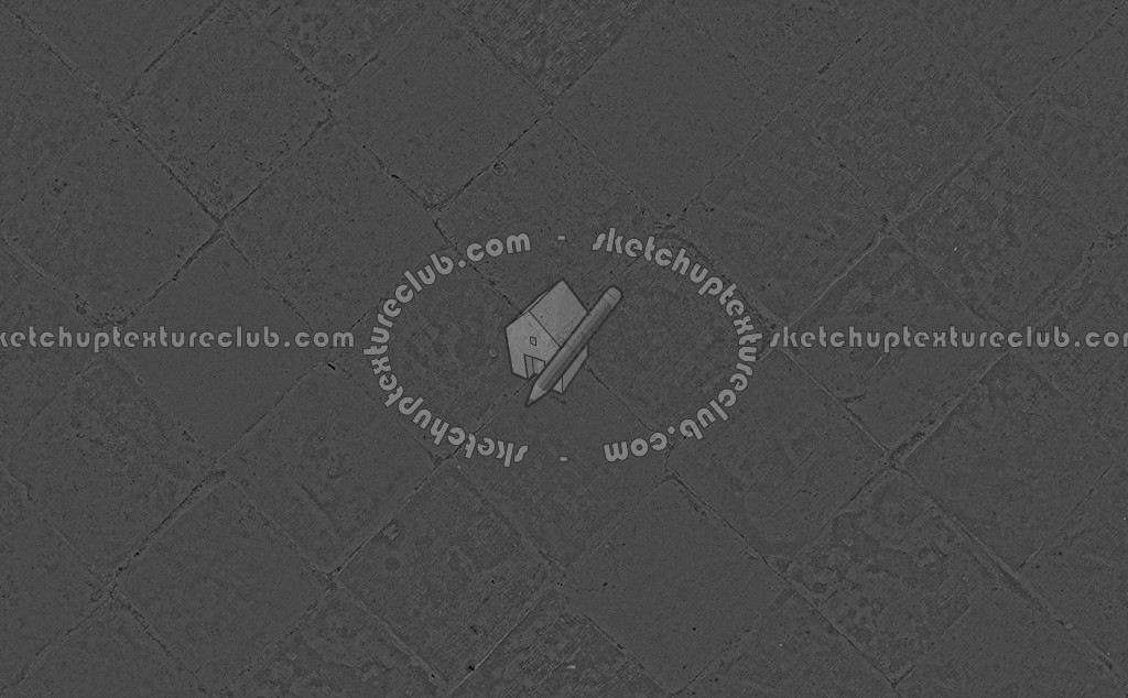 Textures - ARCHITECTURE - PAVING OUTDOOR - Terracotta - Blocks regular - Cotto paving outdoor regular blocks texture seamless 06724 - Bump