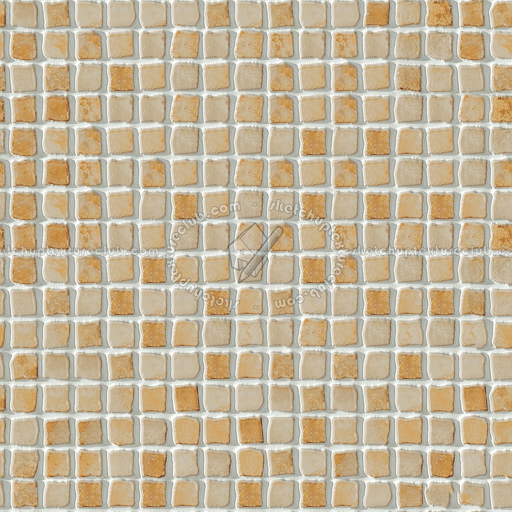Textures   -   ARCHITECTURE   -   TILES INTERIOR   -   Mosaico   -   Mixed format  - Hand painted mosaic tile texture seamless 15620 (seamless)