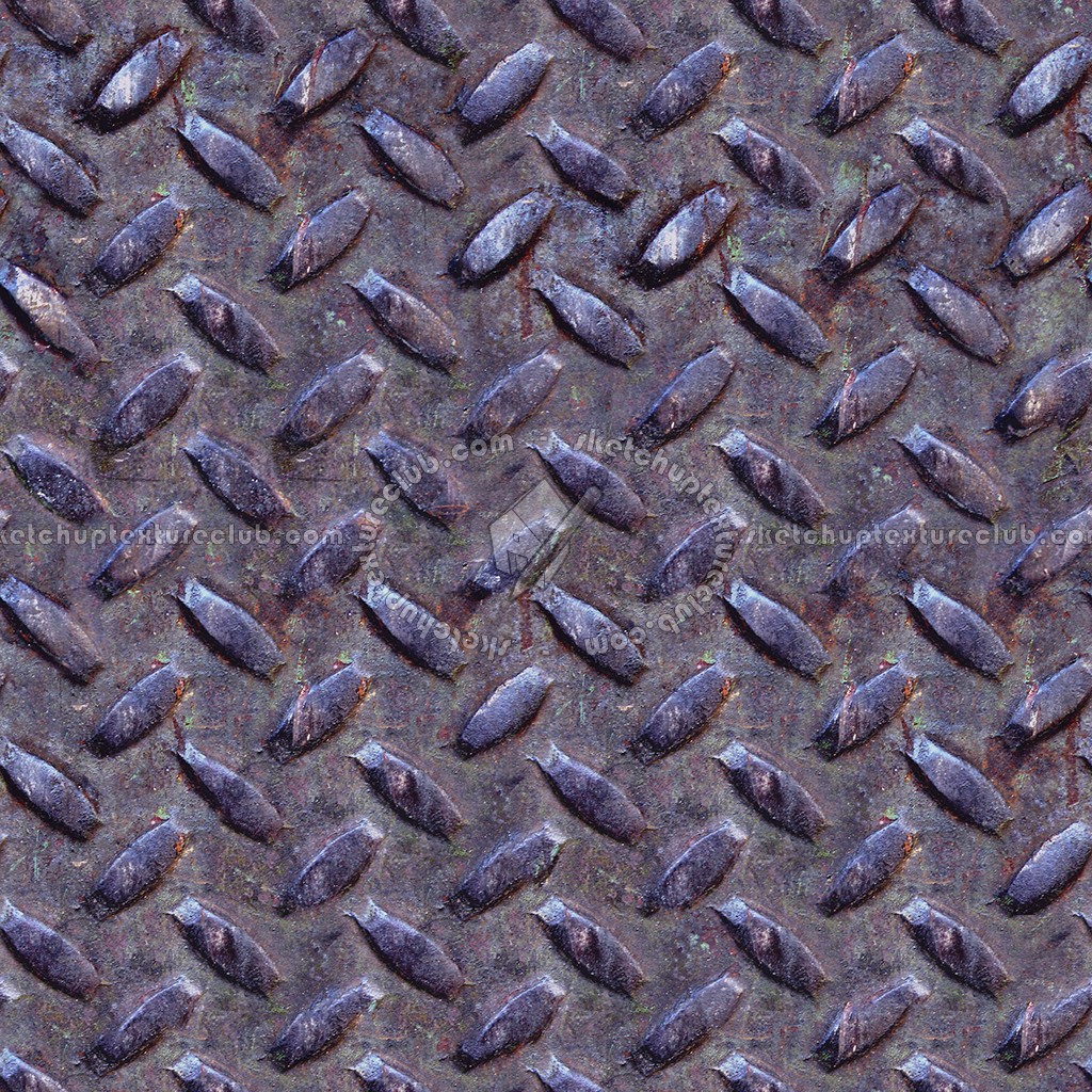 Textures   -   MATERIALS   -   METALS   -   Plates  - Iron rusty dirty metal plate texture seamless 10661 (seamless)