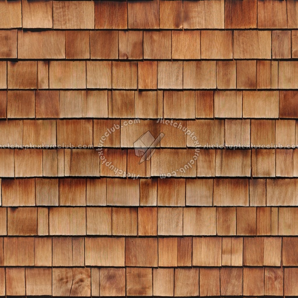 Wood shingle roof texture seamless 03868