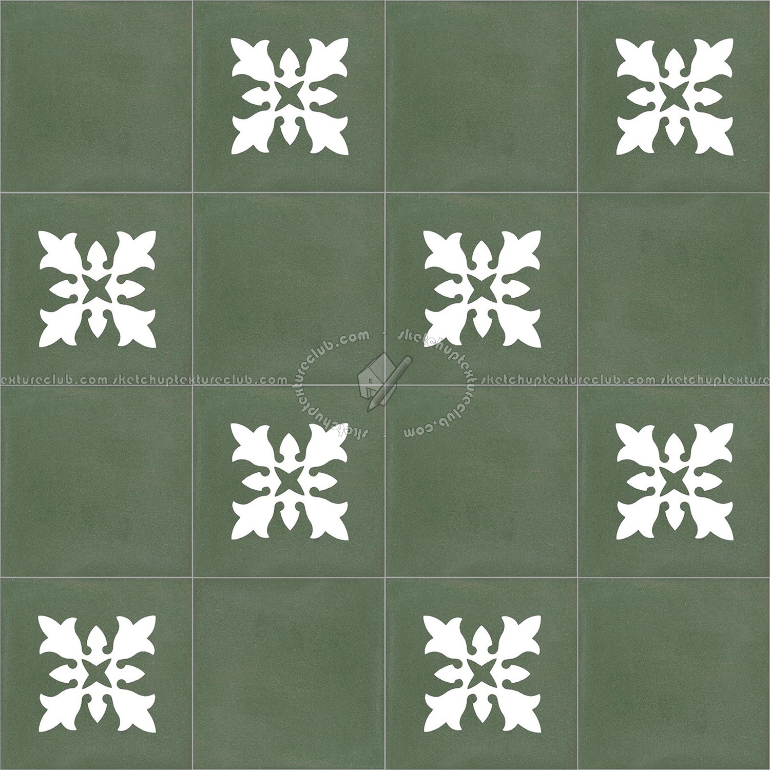 Textures   -   ARCHITECTURE   -   TILES INTERIOR   -   Cement - Encaustic   -   Encaustic  - Traditional encaustic cement ornate tile texture seamless 13524 (seamless)