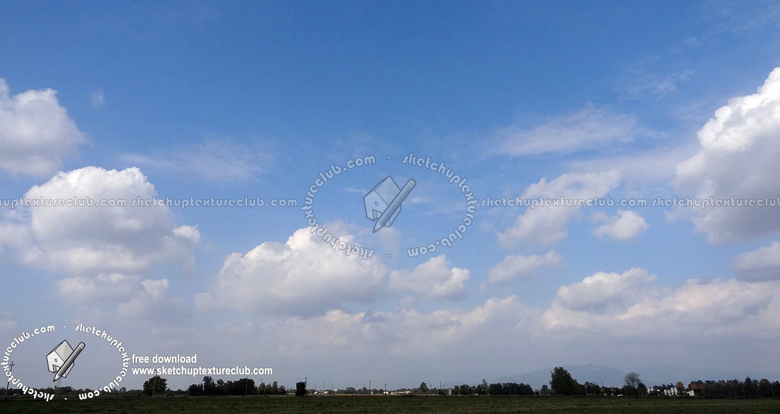 Textures   -   BACKGROUNDS & LANDSCAPES   -   SKY & CLOUDS  - Cloudy sky in the morning with countryside background 18558