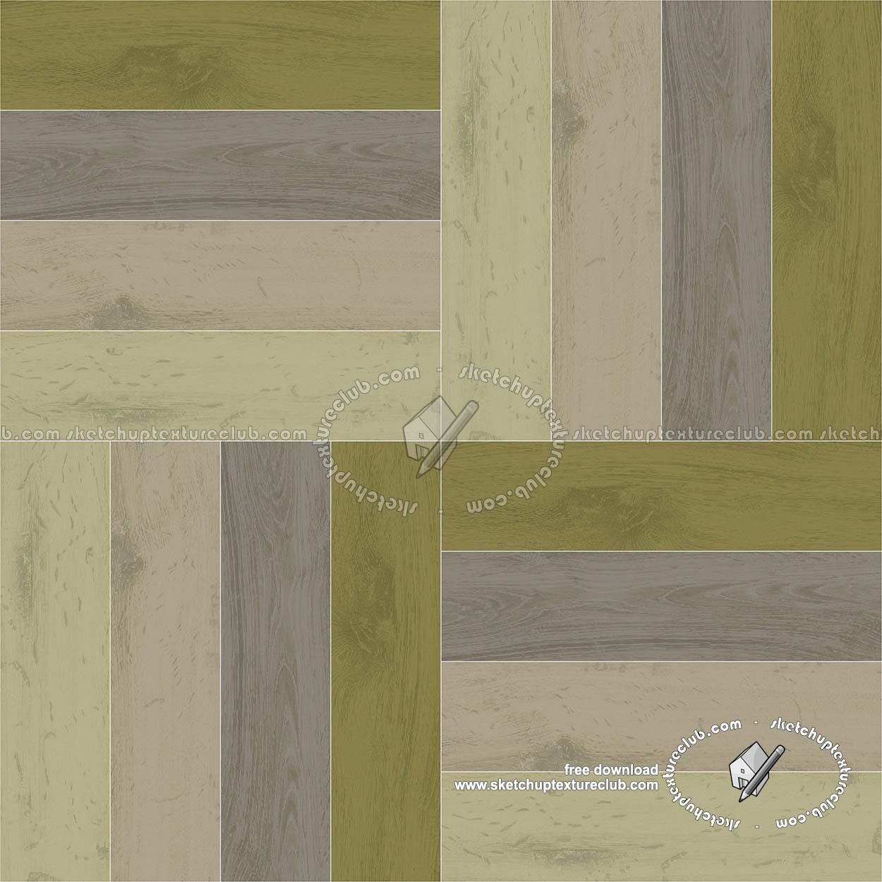 Textures   -   ARCHITECTURE   -   WOOD FLOORS   -   Parquet colored  - Mixed color wood floor texture seamless 19613 (seamless)