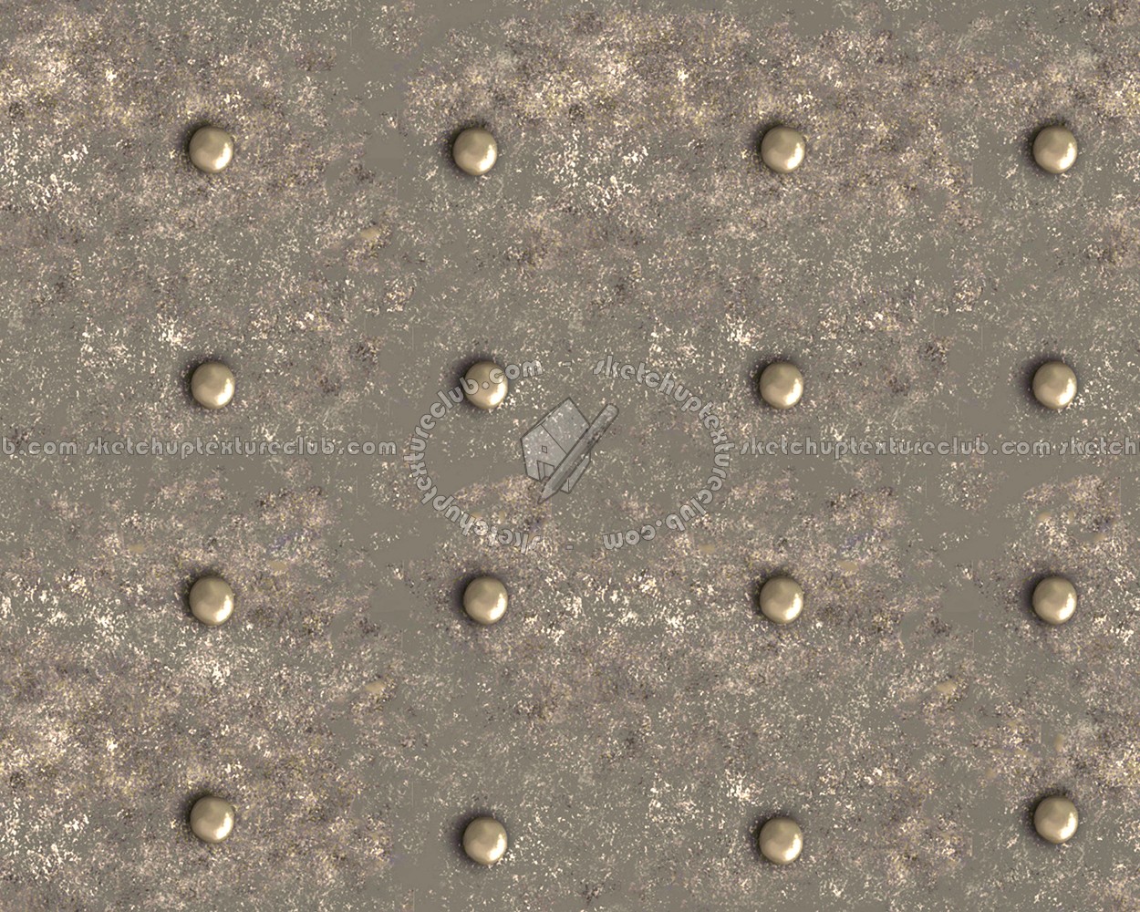 Textures - MATERIALS - METALS - Plates - Dotted metal plate texture seamless 10664 (seamless)