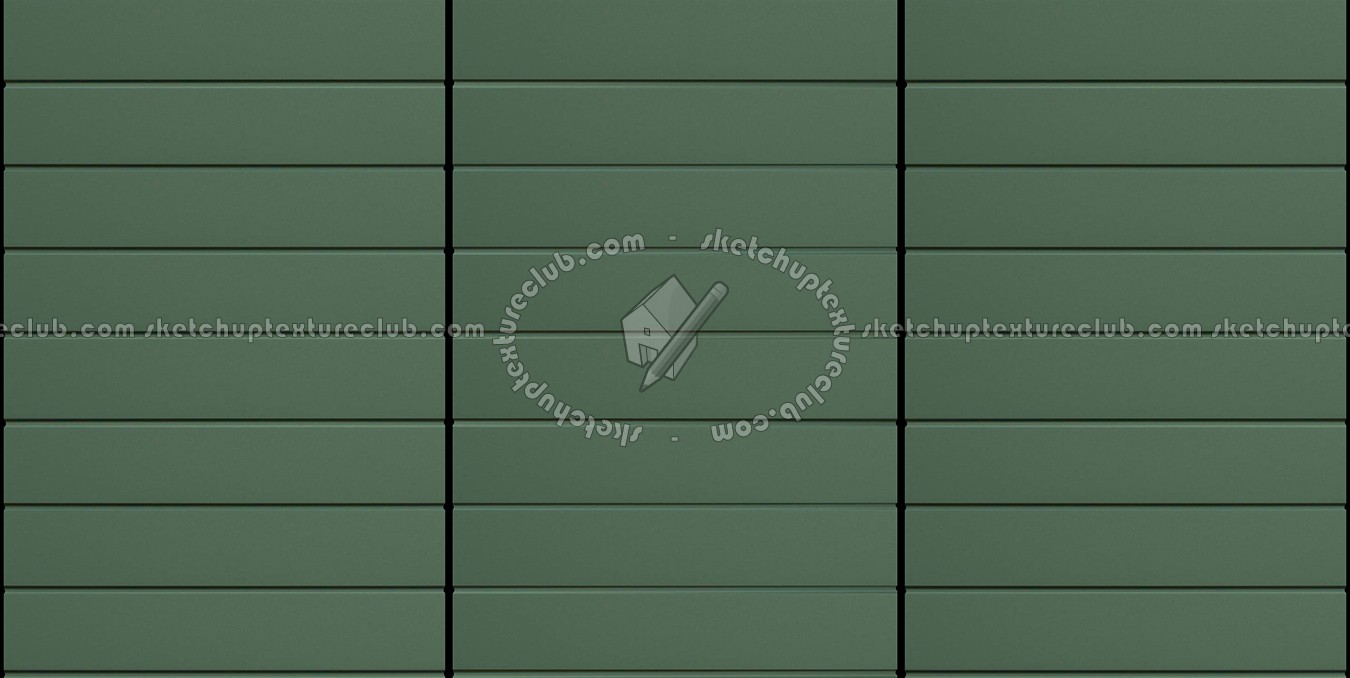 Textures   -   MATERIALS   -   METALS   -   Facades claddings  - Green metal facade cladding texture seamless 10190 (seamless)