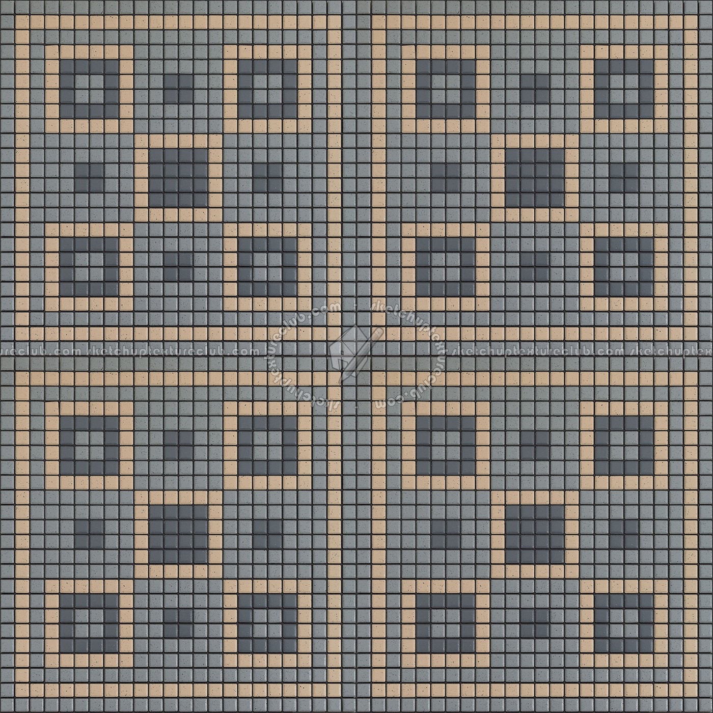 Textures   -   ARCHITECTURE   -   TILES INTERIOR   -   Mosaico   -   Classic format   -   Patterned  - Mosaico patterned tiles texture seamless 15117 (seamless)