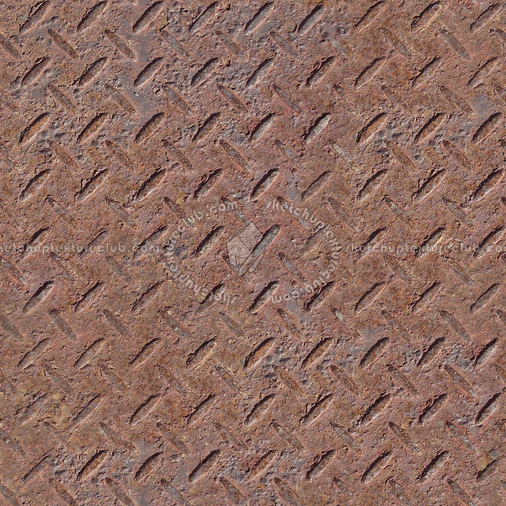 Textures   -   MATERIALS   -   METALS   -   Plates  - Iron rusty dirty metal plate texture seamless 10665 (seamless)