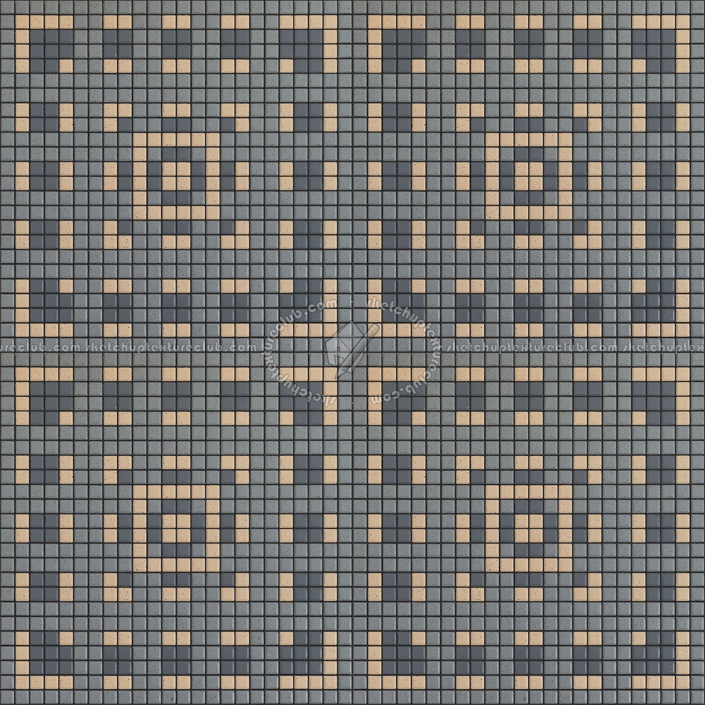 Textures   -   ARCHITECTURE   -   TILES INTERIOR   -   Mosaico   -   Classic format   -   Patterned  - Mosaico patterned tiles texture seamless 15118 (seamless)