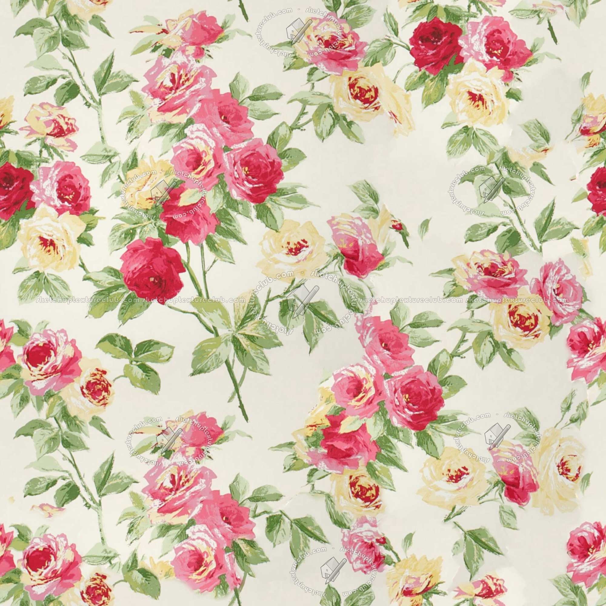 0094 floral wallpaper texture seamless hr