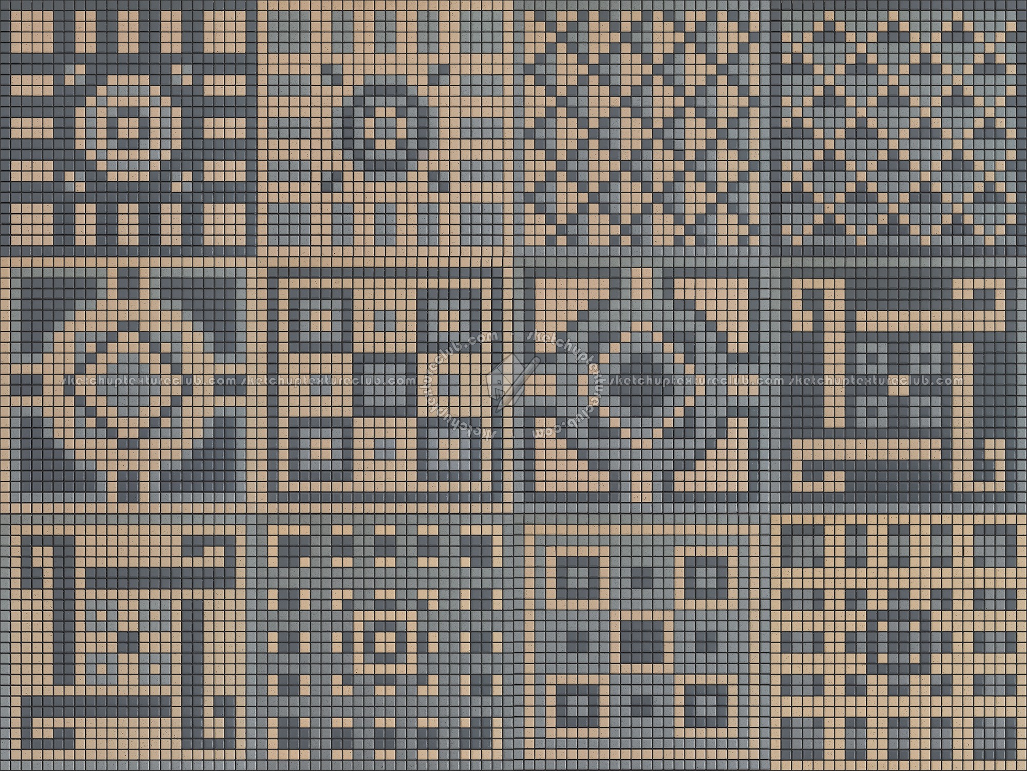 Textures   -   ARCHITECTURE   -   TILES INTERIOR   -   Mosaico   -   Classic format   -   Patterned  - Mosaico cm90x120 patterned tiles texture seamless 15120 (seamless)