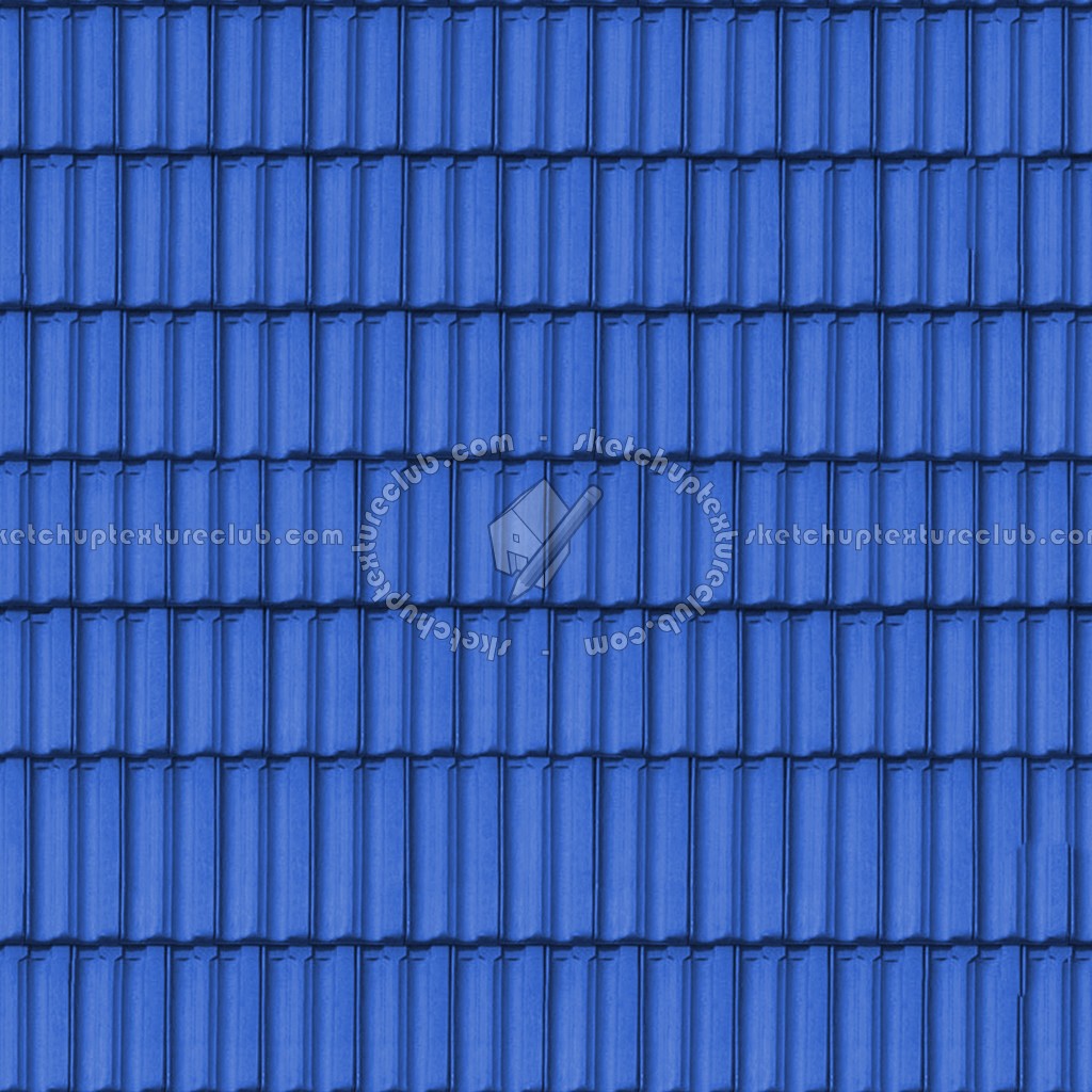 Textures - ARCHITECTURE - ROOFINGS - Clay roofs - Blue clay roofing Cote de Nuits texture seamless 03435 (seamless)